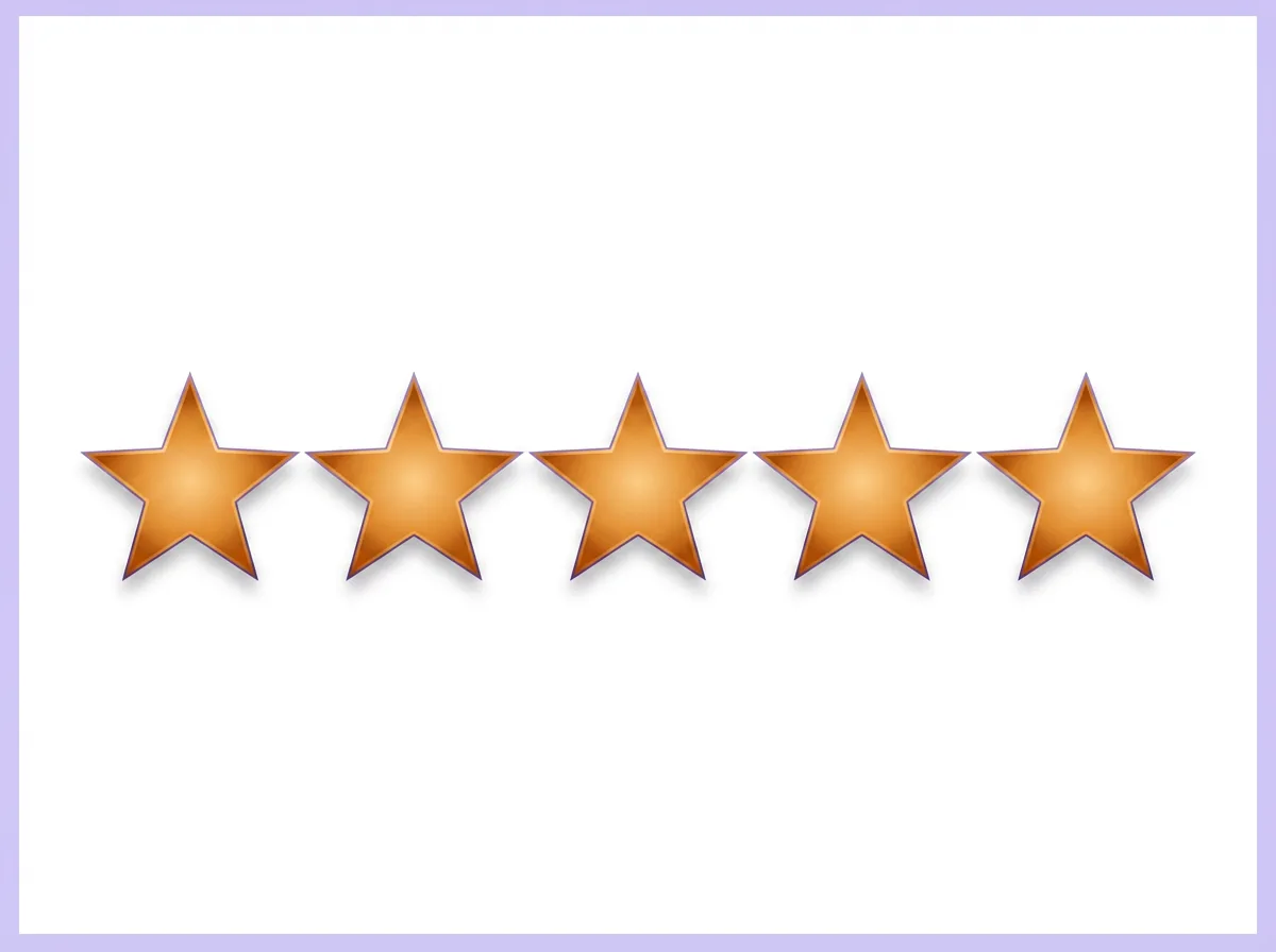 5 star rating